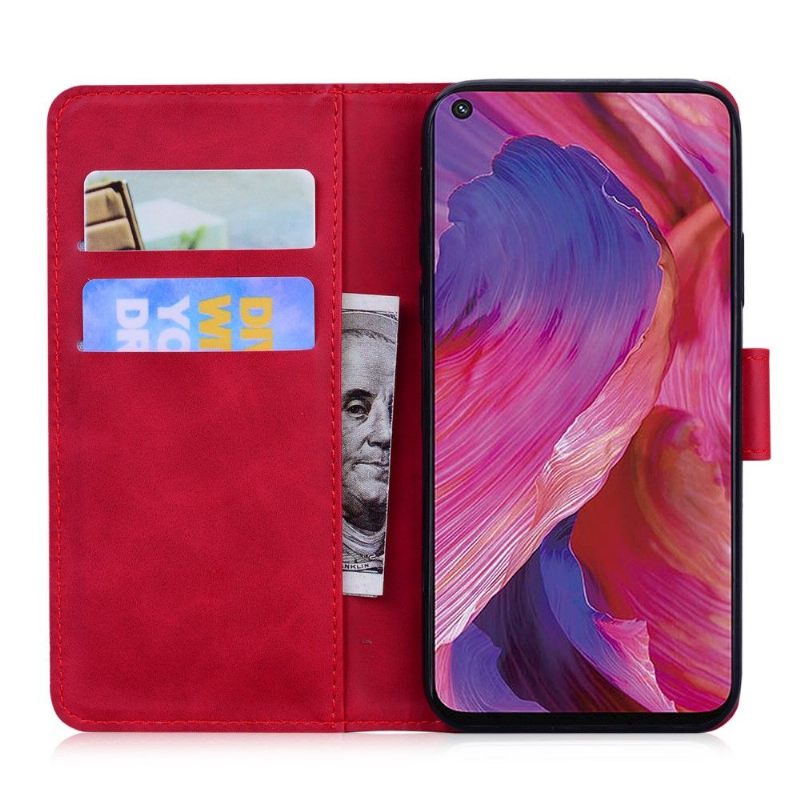 Folio-hoesje voor Oppo A74 5G / A54 5G Roman Soft Touch