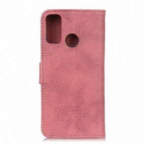 Folio-hoesje voor Samsung Galaxy M31 Khazneh Leder Effect Kaarthouder - Roze
