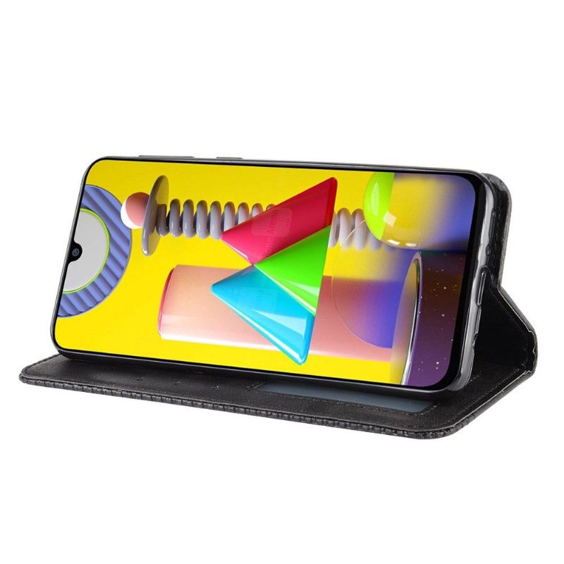 Folio-hoesje voor Samsung Galaxy M31 Leer In Cirénius-stijl