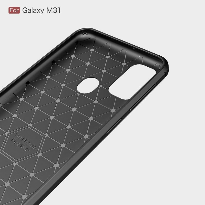 Hoesje voor Samsung Galaxy M31 Flexibel Geborsteld Effect