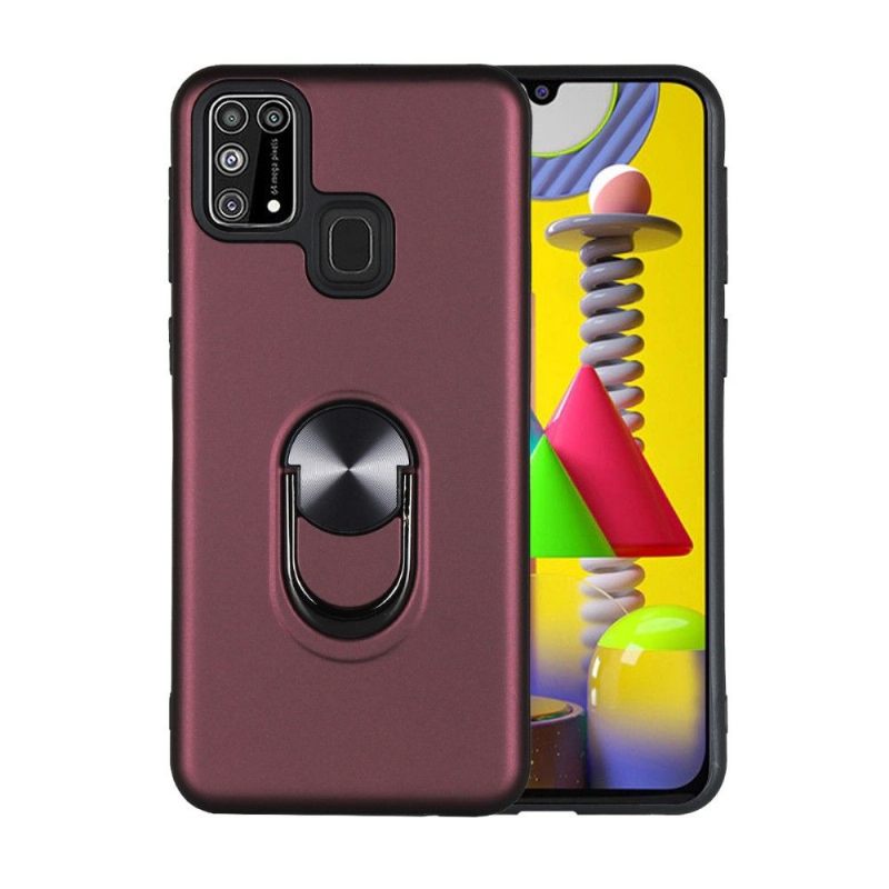 Hoesje voor Samsung Galaxy M31 Mat Effect Met Steun Op De Rug