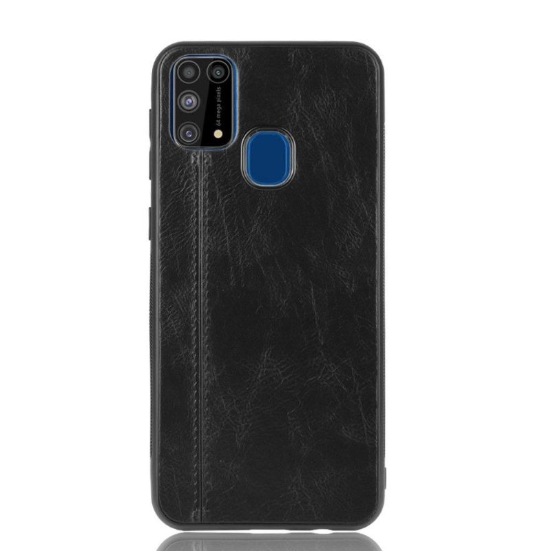 Hoesje voor Samsung Galaxy M31 Stiksels Met Leereffect