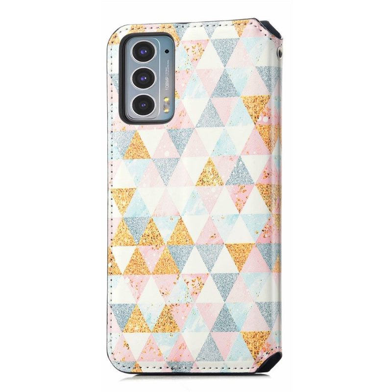 Flip Case voor Motorola Edge 20 Scandinavische Stijl