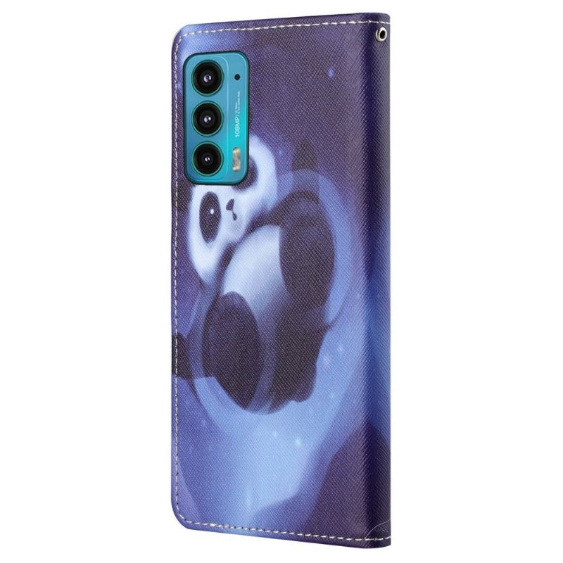 Folio-hoesje voor Motorola Edge 20 Panda