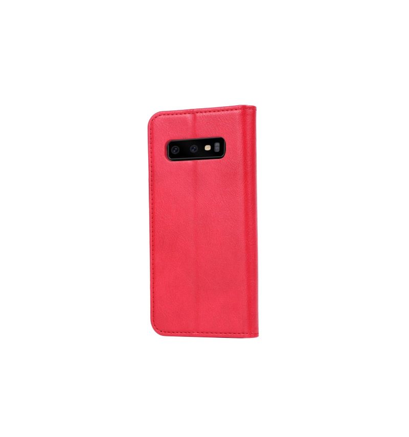 Case voor Samsung Galaxy S10 Stand Case Leren Kaarthouder