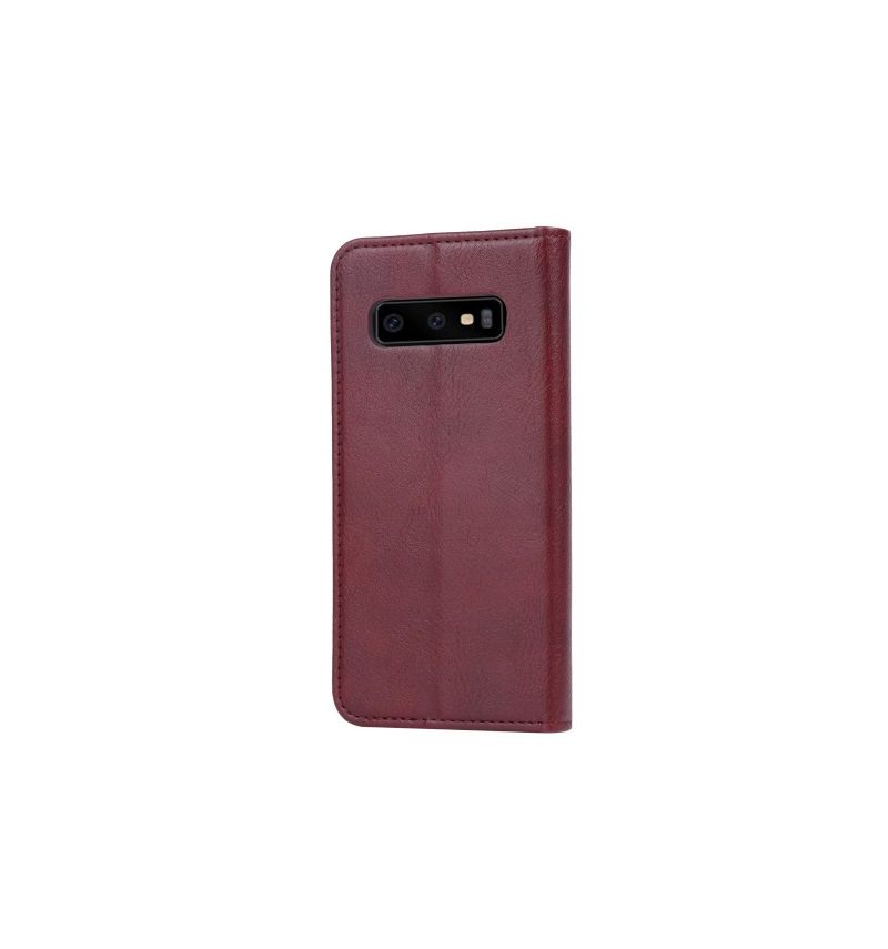 Case voor Samsung Galaxy S10 Stand Case Leren Kaarthouder