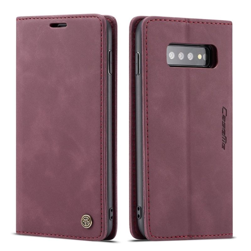 Cover voor Samsung Galaxy S10 Premium Kunstleer