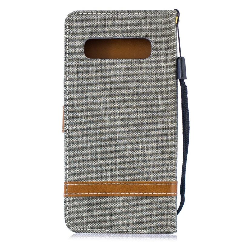 Flip Case voor Samsung Galaxy S10 Stoffen Bekleding