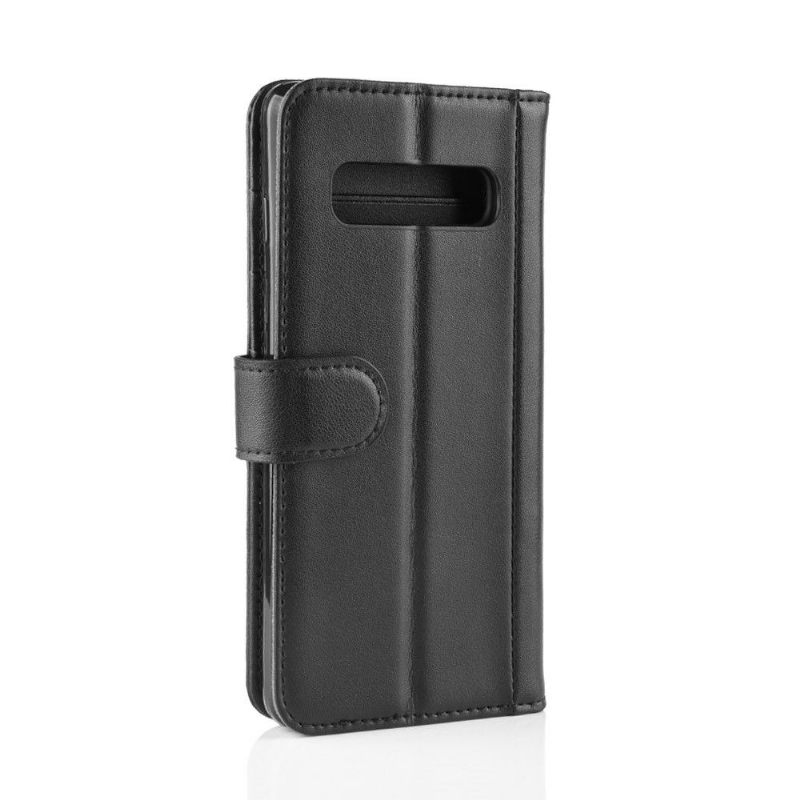 Folio-hoesje voor Samsung Galaxy S10 Premium Leer