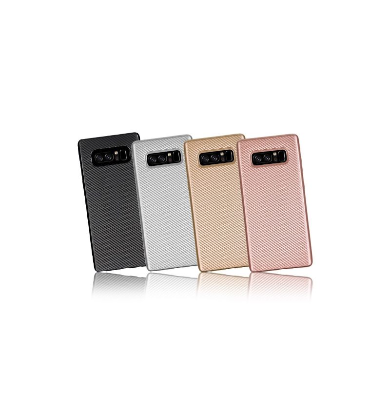 Hoesje voor Samsung Galaxy S10 Anti-fall Koolstofvezelcoating