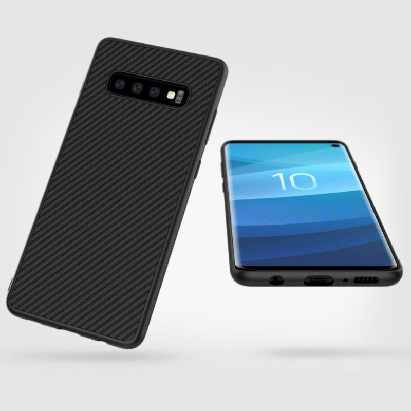 Hoesje voor Samsung Galaxy S10 Synthetische Vezel