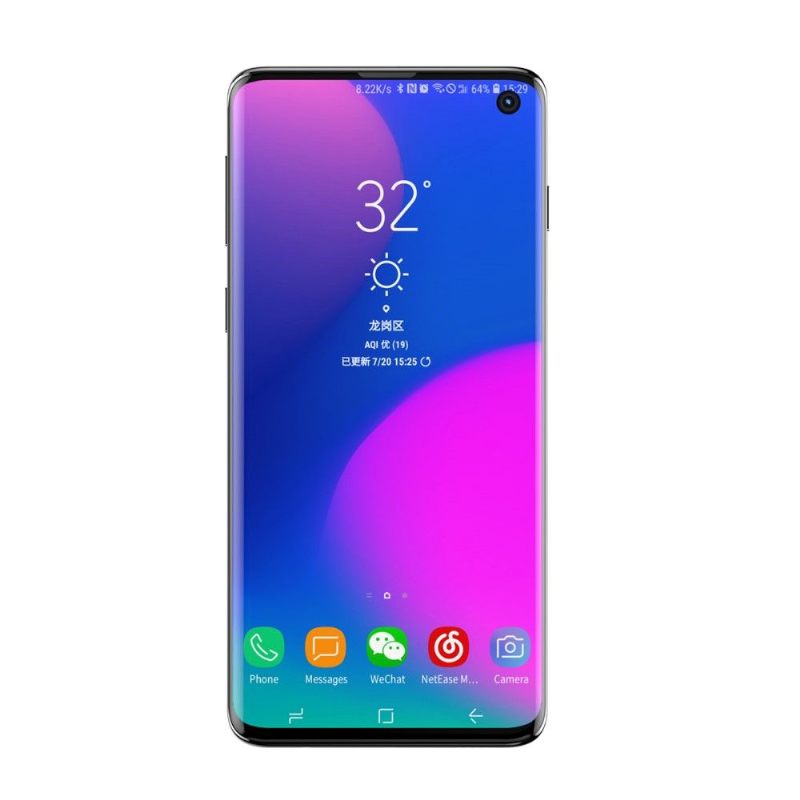 Samsung Galaxy S10 - 2 Gebogen Schermbeschermers