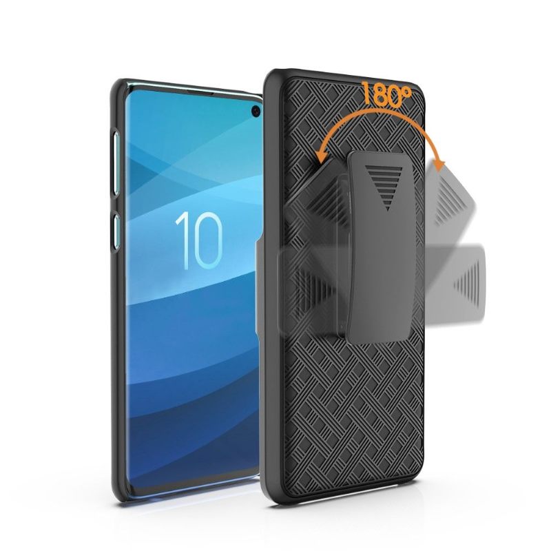 Telefoonhoesje voor Samsung Galaxy S10 Integraal Met Riemclip