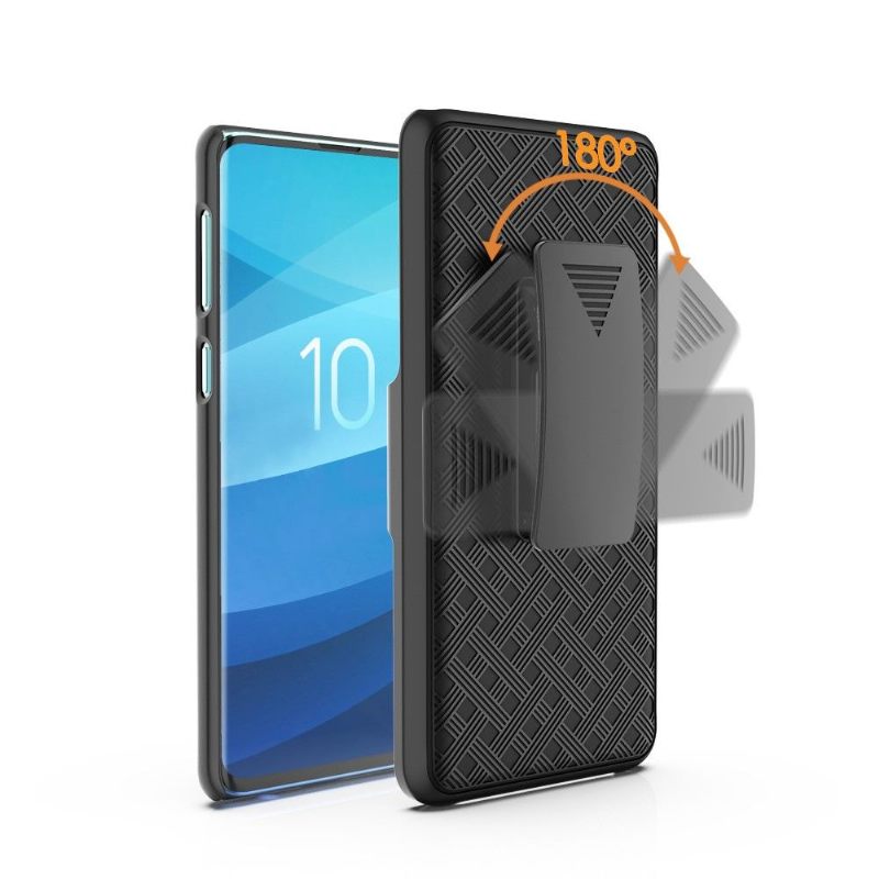 Telefoonhoesje voor Samsung Galaxy S10 Integraal Met Riemclip