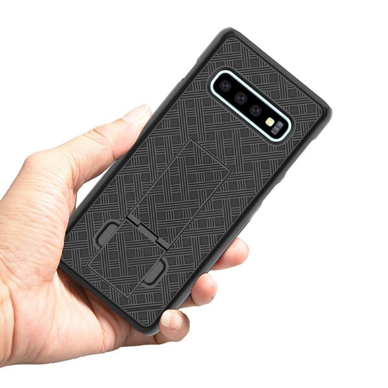 Telefoonhoesje voor Samsung Galaxy S10 Integraal Met Riemclip