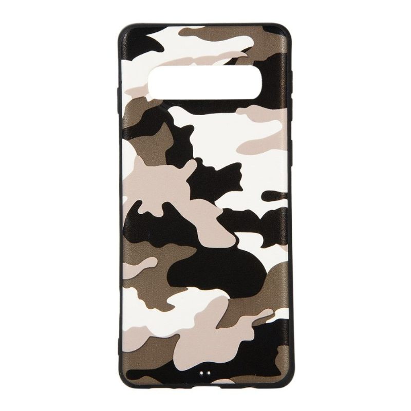 Telefoonhoesje voor Samsung Galaxy S10 Militaire Camo Gel