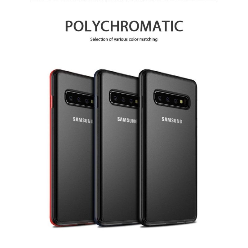 Telefoonhoesje voor Samsung Galaxy S10 Spectre-serie Semi-transparant