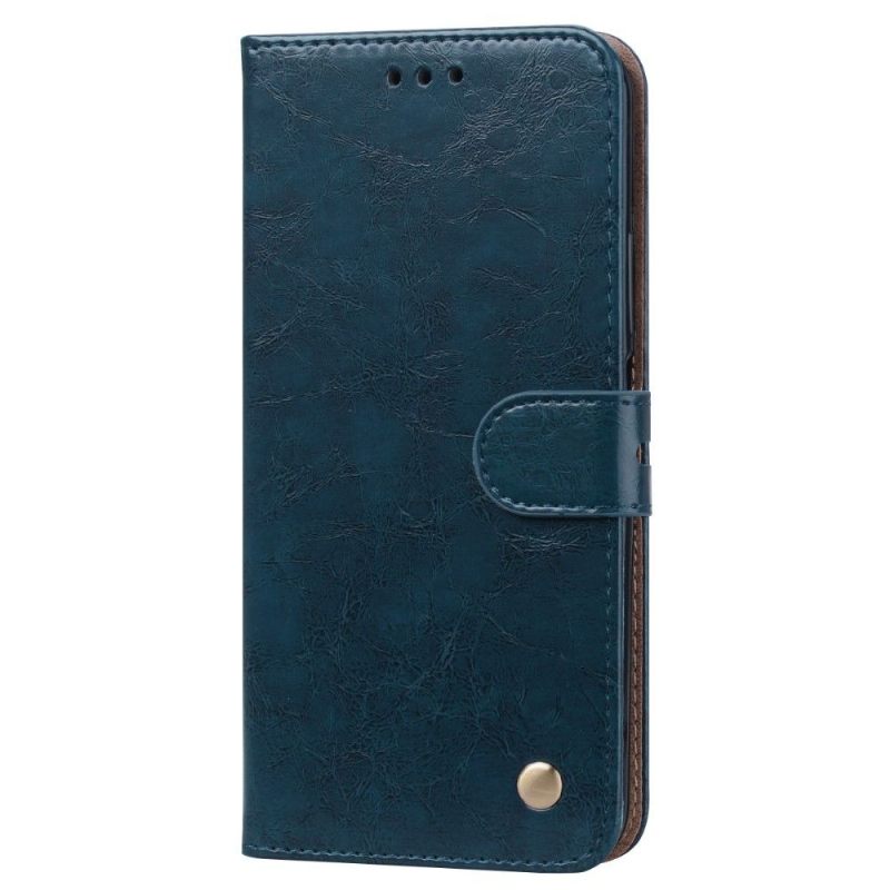 Case voor Honor 20 Pro Luxe Vintage Leereffect