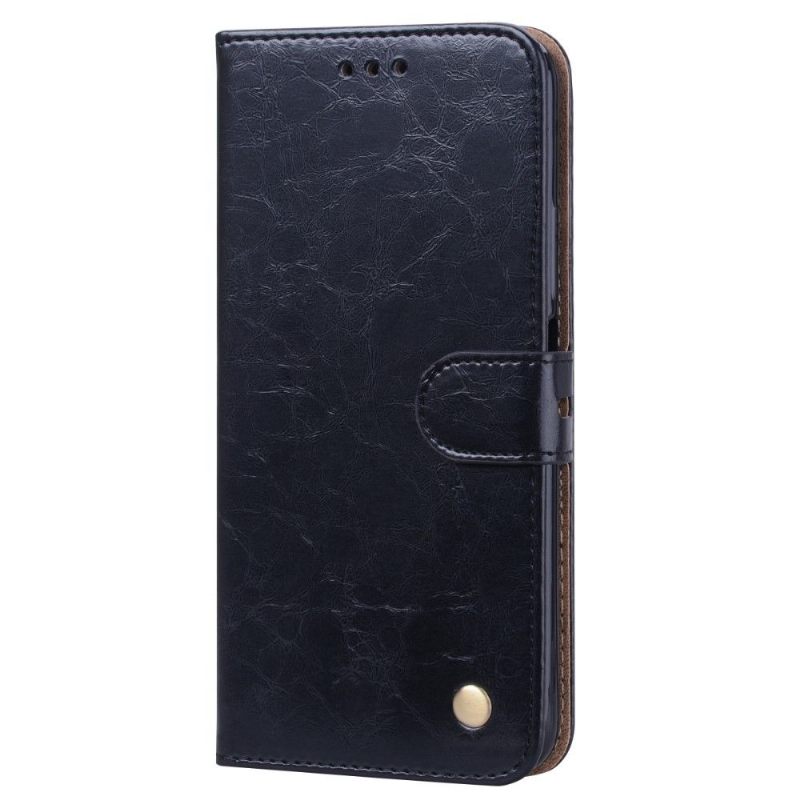 Case voor Honor 20 Pro Luxe Vintage Leereffect