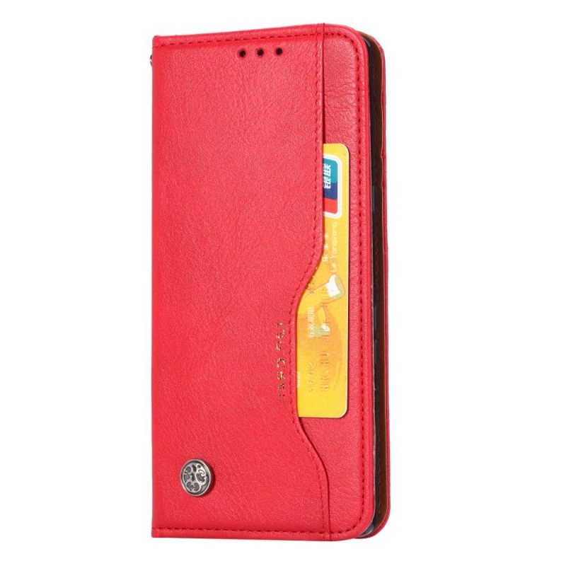 Folio-hoesje voor Honor 20 Pro Anti-fall Leren Stand Case