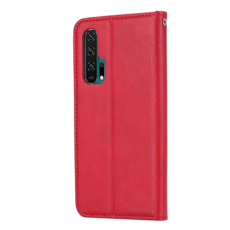 Folio-hoesje voor Honor 20 Pro Anti-fall Leren Stand Case