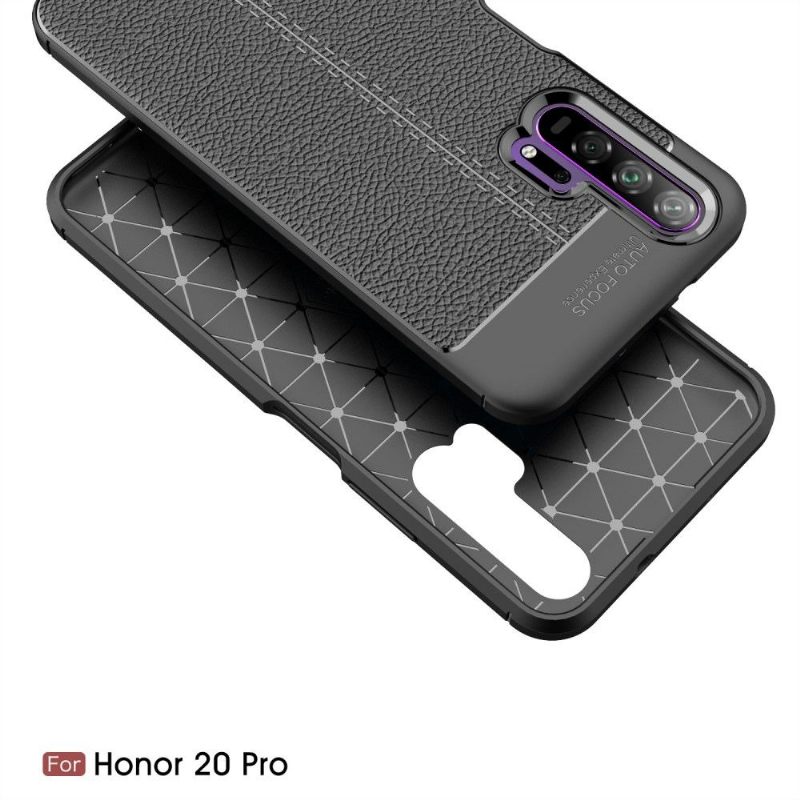 Telefoonhoesje voor Honor 20 Pro Afwerkingsgel Van Kunstleer