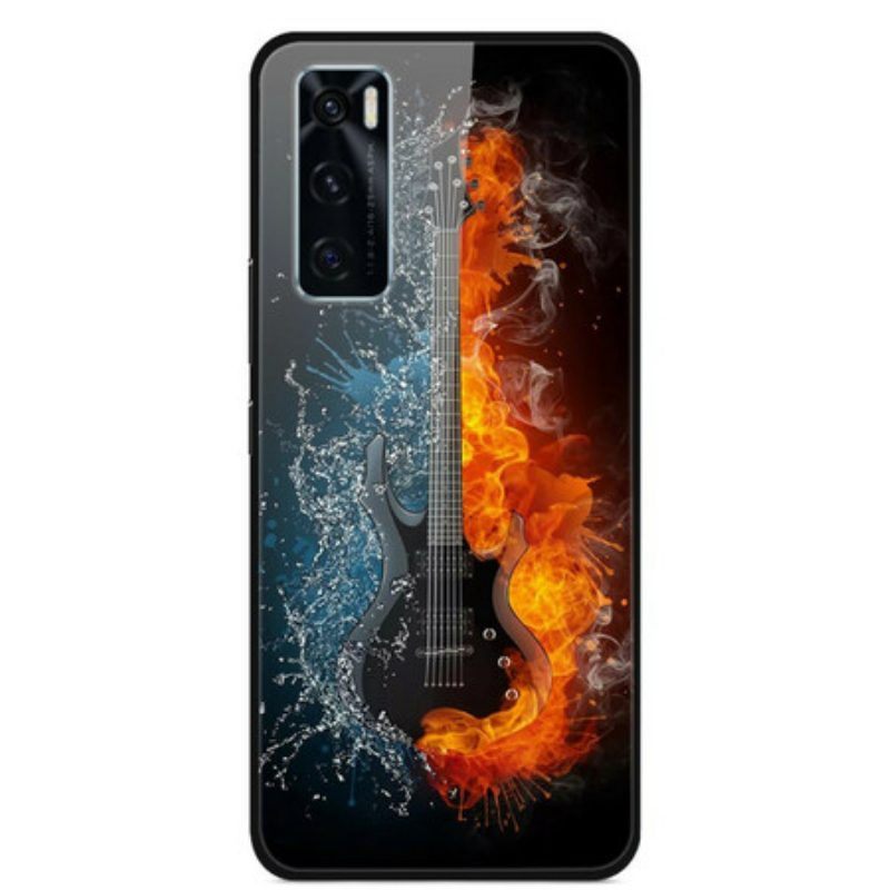 Hoesje voor Vivo Y70 Gitaar Van Gehard Glas