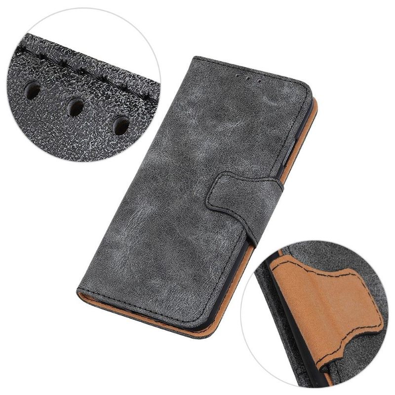 Cover voor Xiaomi Mi 11i / Poco F3 Edouard Kunstleer Vintage