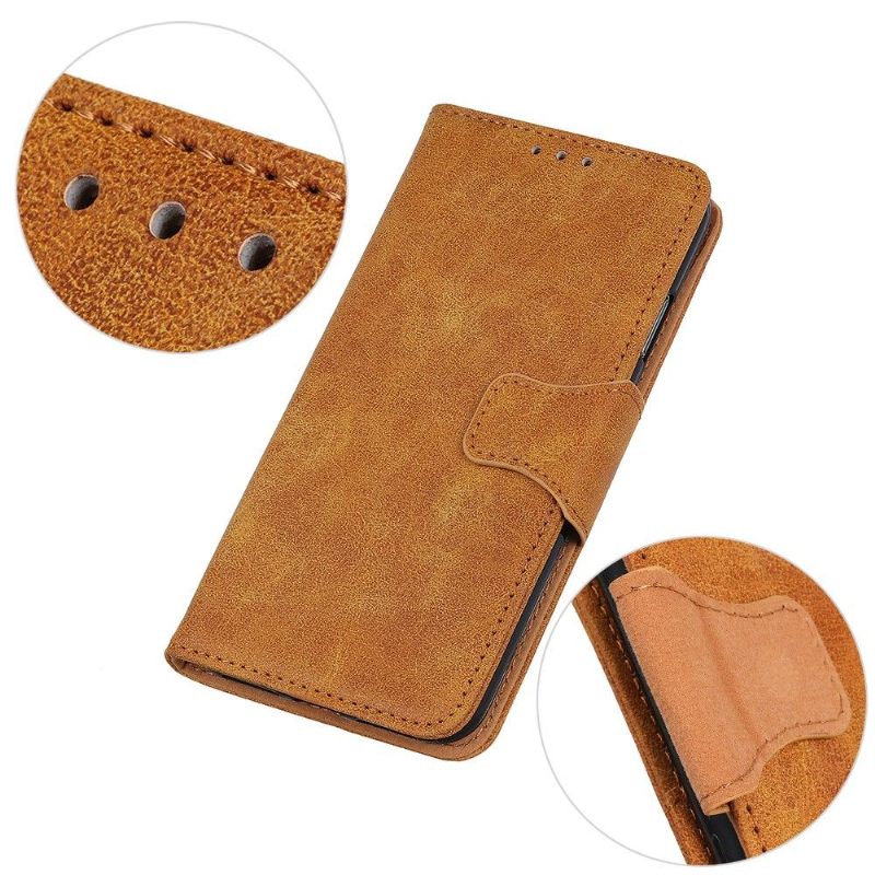 Cover voor Xiaomi Mi 11i / Poco F3 Edouard Kunstleer Vintage