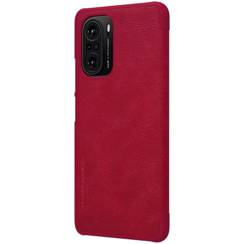 Flip Case voor Xiaomi Mi 11i / Poco F3 Qin-serie Leereffect