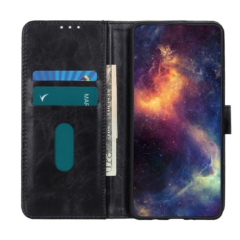 Folio-hoesje voor Xiaomi Mi 11i / Poco F3 Anti-fall Leereffect Vintage Melodie