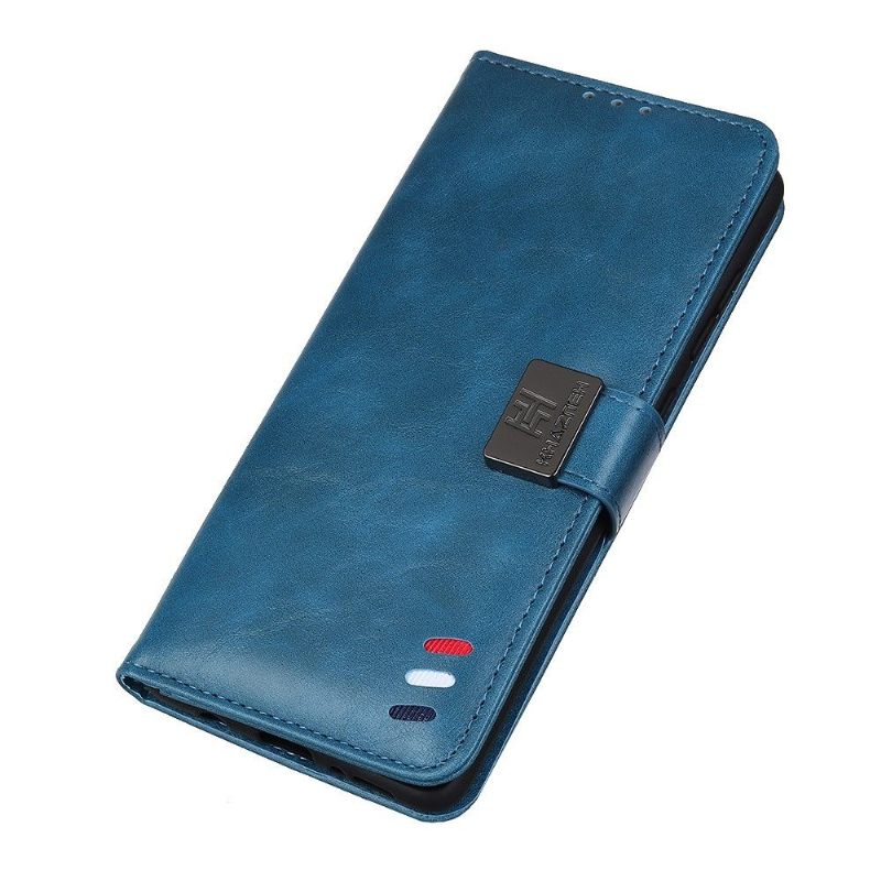 Folio-hoesje voor Xiaomi Mi 11i / Poco F3 Anti-fall Leereffect Vintage Melodie