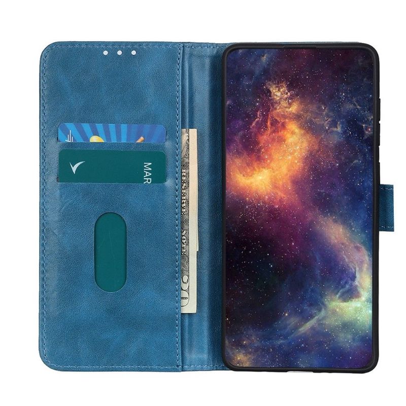 Folio-hoesje voor Xiaomi Mi 11i / Poco F3 Anti-fall Leereffect Vintage Melodie