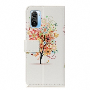 Folio-hoesje voor Xiaomi Mi 11i / Poco F3 Bloemenboom