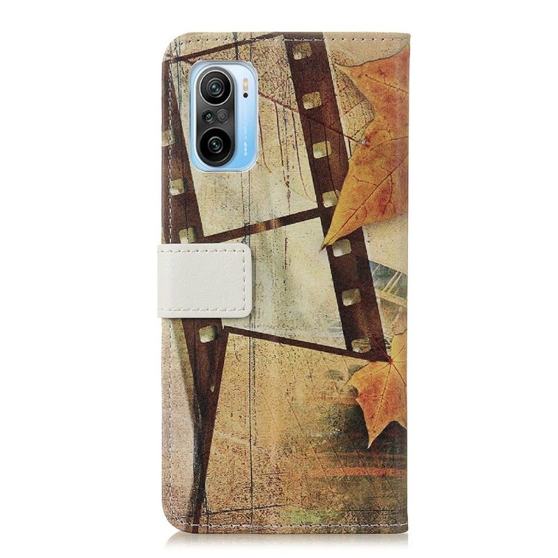 Folio-hoesje voor Xiaomi Mi 11i / Poco F3 Eiffeltoren In De Herfst