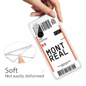 Hoesje voor Xiaomi Mi 11i / Poco F3 Instapkaart 04 Montreal