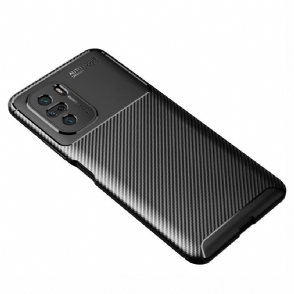 Hoesje voor Xiaomi Mi 11i / Poco F3 Koolstofvezeleffect