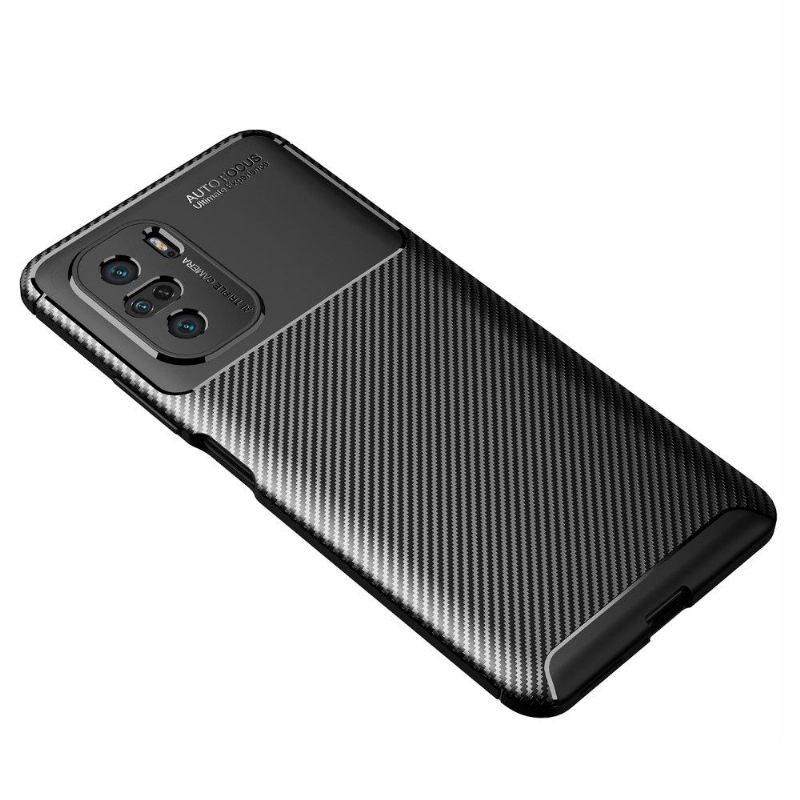 Hoesje voor Xiaomi Mi 11i / Poco F3 Koolstofvezeleffect