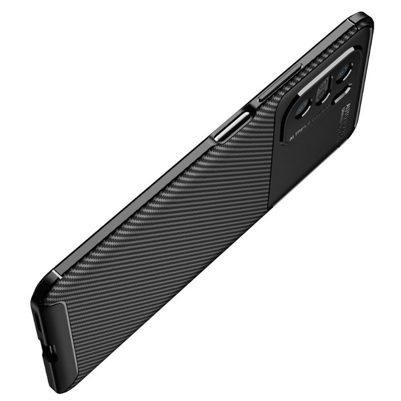 Hoesje voor Xiaomi Mi 11i / Poco F3 Koolstofvezeleffect