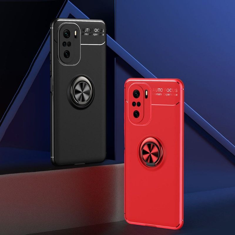 Hoesje voor Xiaomi Mi 11i / Poco F3 Siliconen Met Roterende Steun