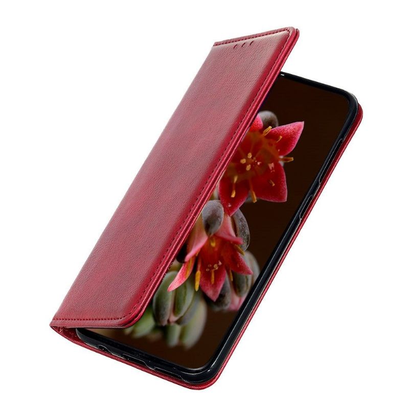 Leren Hoesje voor Xiaomi Mi 11i / Poco F3 Bescherming Folio-hoesje Puur Kunstleer