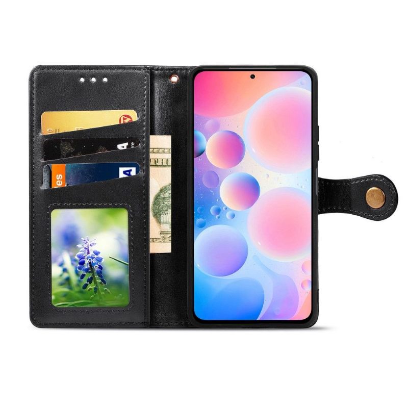 Leren Hoesje voor Xiaomi Mi 11i / Poco F3 Bescherming Indila Kunstleer