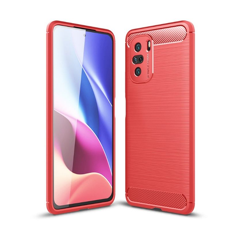 Telefoonhoesje voor Xiaomi Mi 11i / Poco F3 Geborsteld Siliconeneffect