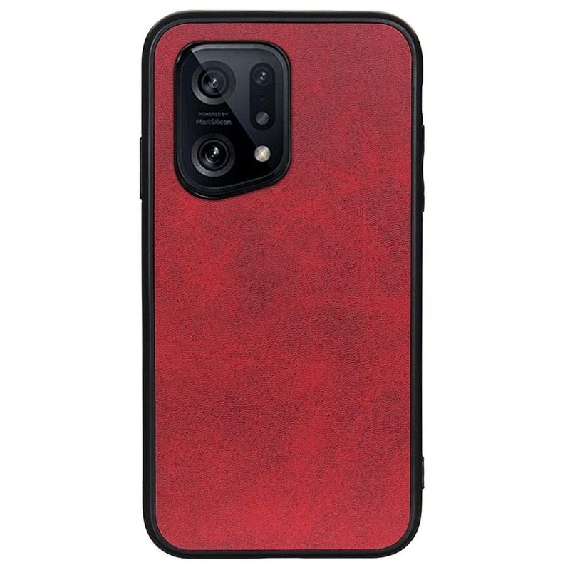 Hoesje voor Oppo Find X5 Vintage Kunstleer Jazz