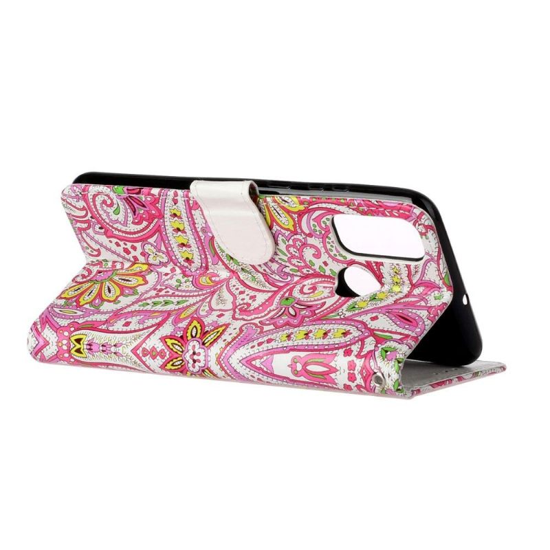 Flip Case voor Huawei P Smart 2020 Paisley Bloem