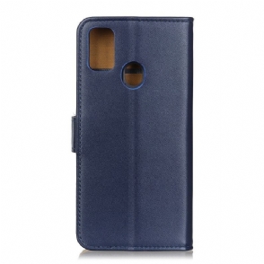 Folio-hoesje voor Huawei P Smart 2020 Basis Kunstleer - Marineblauw