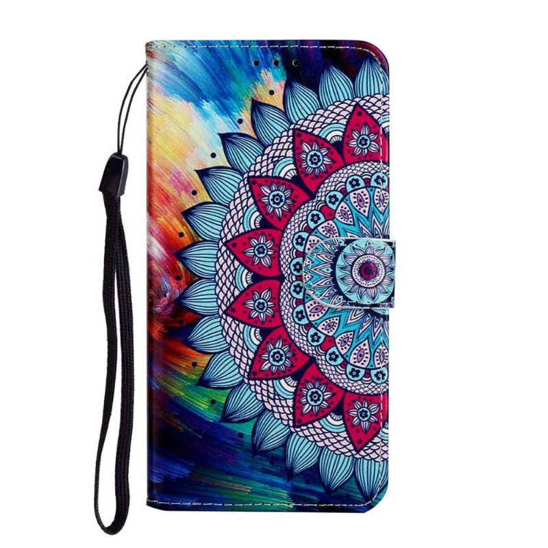 Folio-hoesje voor Huawei P Smart 2020 Bloemenmandala