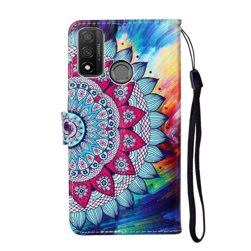 Folio-hoesje voor Huawei P Smart 2020 Bloemenmandala