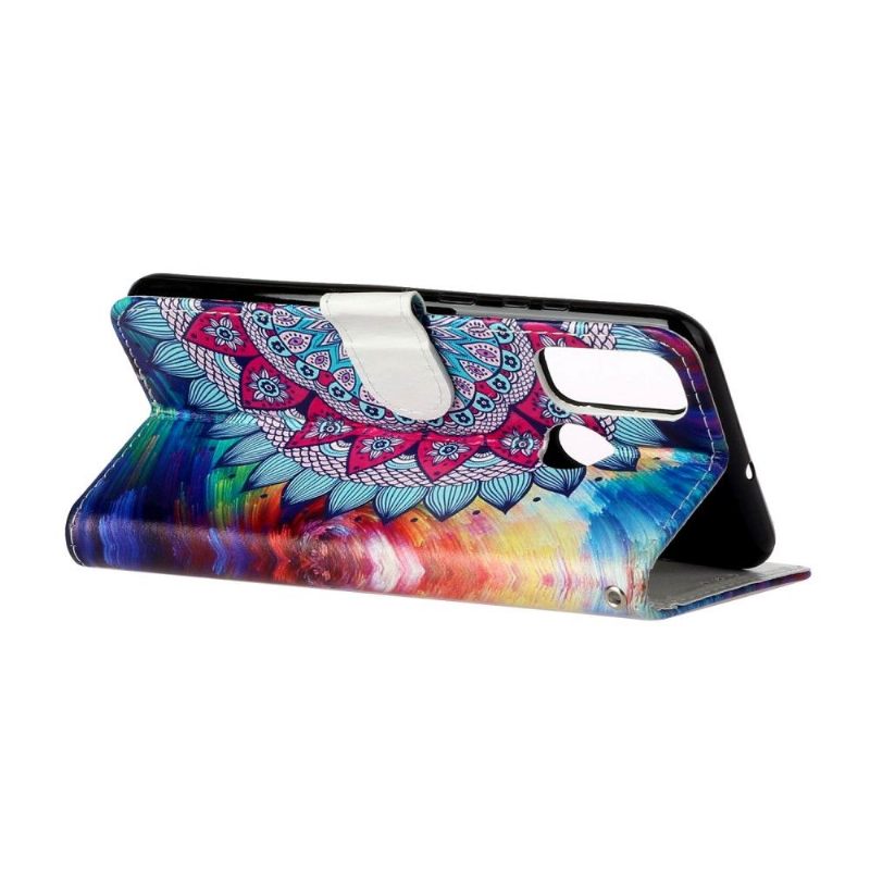 Folio-hoesje voor Huawei P Smart 2020 Bloemenmandala