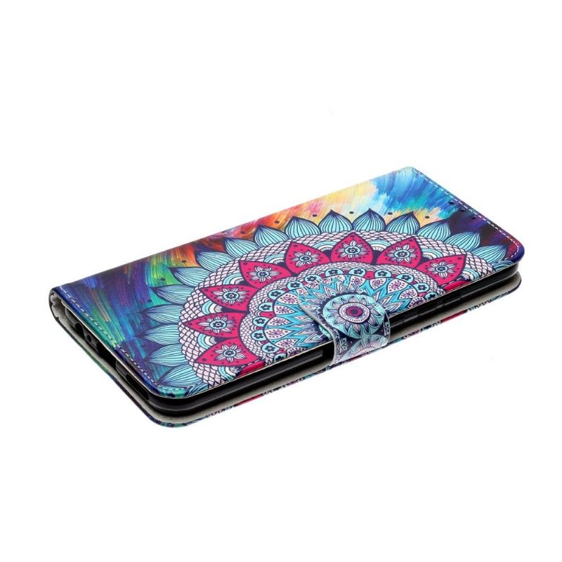 Folio-hoesje voor Huawei P Smart 2020 Bloemenmandala